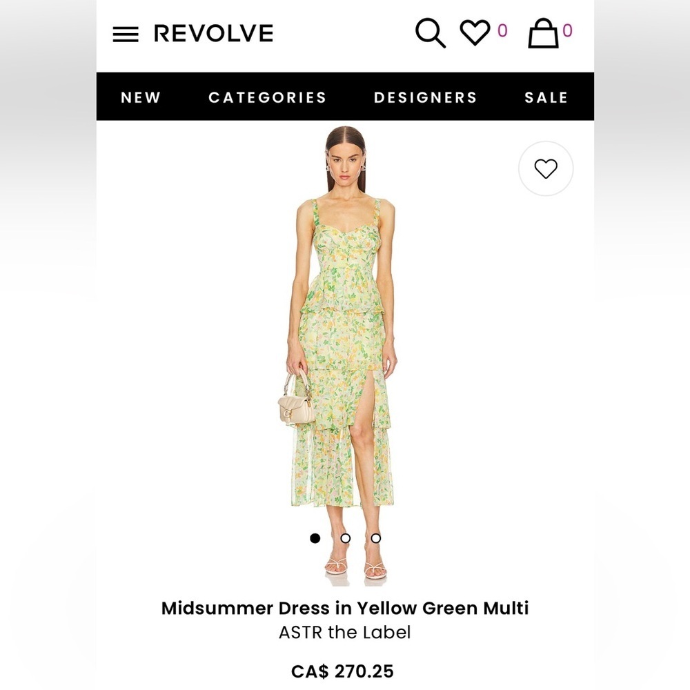 Astr Yellow Green Floral Maxi Dress